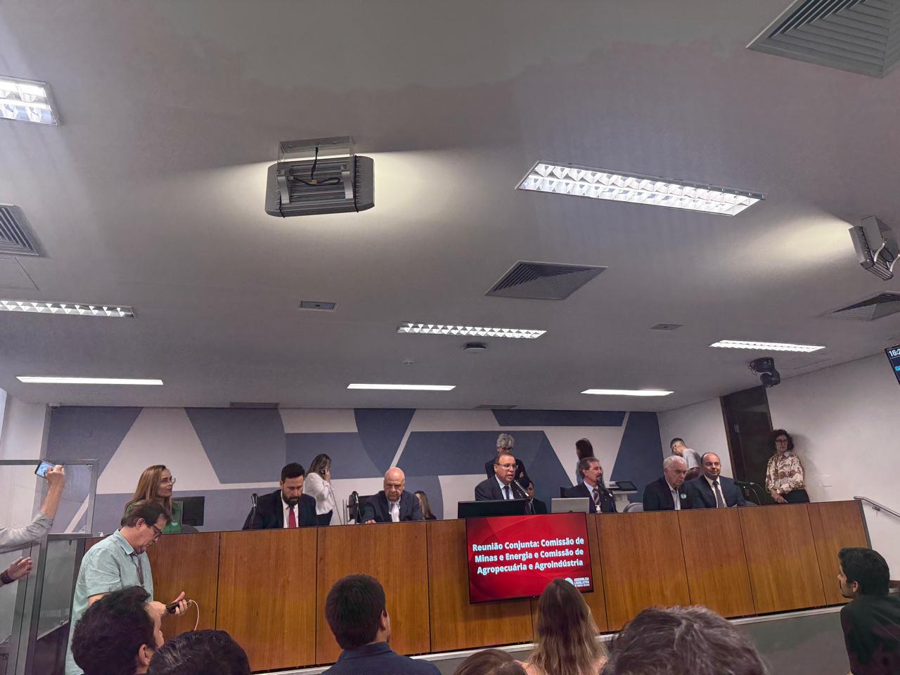 Participação de vereadores em reunião sobre fornecimento de energia elétrica